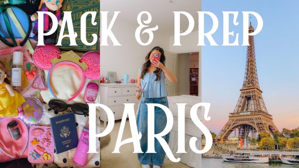 , Vincennes,pack with me for PARIS &amp; DISNEYLAND PARIS!! 🐭🎀🥐