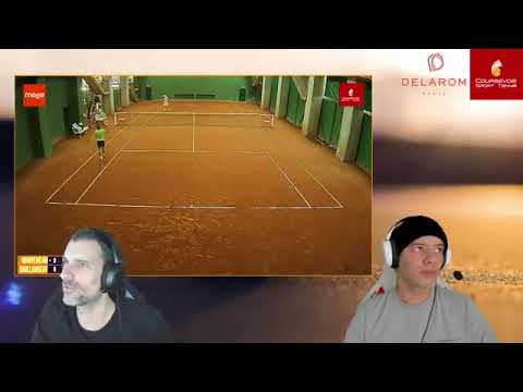 , Courbevoie,Paul (-2/6) vs Thibault (0) &ndash; Open Delarom Courbevoie 8&egrave; de finale &ndash; 1e set &ndash; UTR 12 &ndash; 23/12/2021