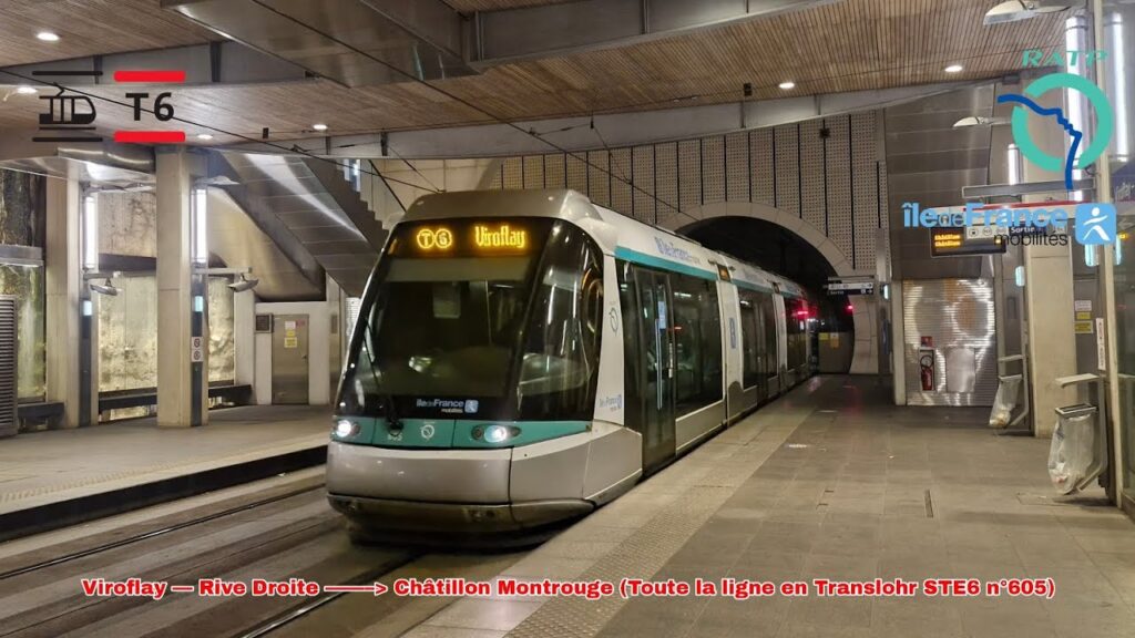 , Montrouge,[Tramway T6] Translohr STE6 n&deg;605 &ndash; Viroflay Rive Droite &agrave; Ch&acirc;tillon Montrouge #ratp #idfmobilit&eacute;s