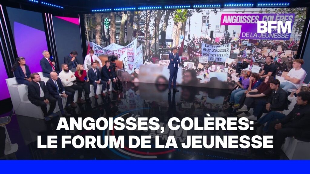 , (Champigny-sur-Marne): FORUM BFMTV &ndash; Angoisses, col&egrave;res: le Forum de la jeunesse