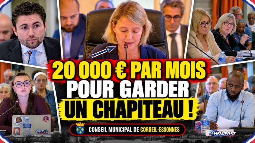 , (Corbeil-Essonnes): 20 000 &euro; par mois pour garder un chapiteau : la maire d&eacute;nonce une GABEGIE !